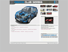 Tablet Screenshot of mazdaclub.rs